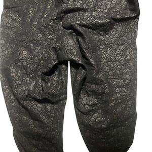 Lane Bryant Black Leopard Print Leggings